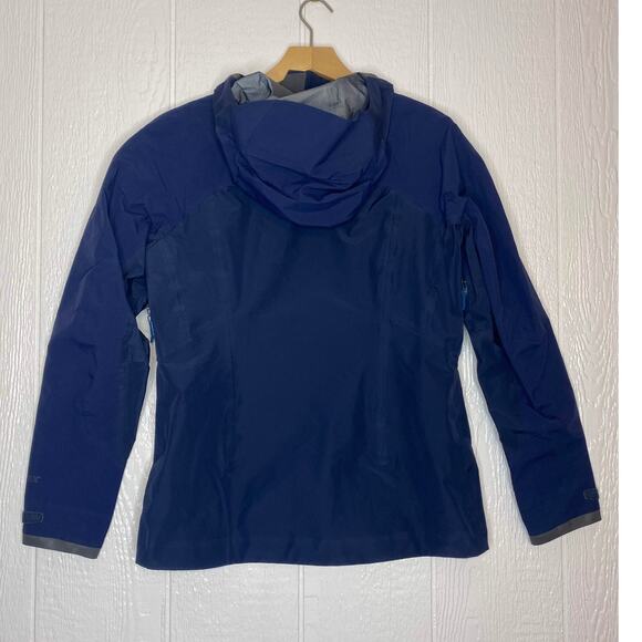 PATAGONIA Women's Descensionist Gore-Tex Blue Ski Jacket Shell US LARGE - Picture 2 of 7
